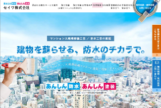 セイワ公式サイトのキャプチャ